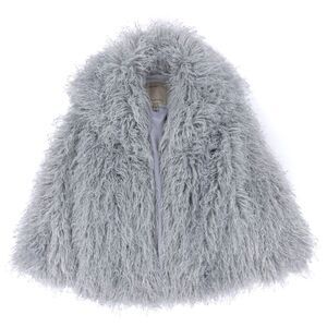 NEW River Island Shaggy Faux Faux Fur Jacket 90s Y2k Maximalist Mafia Wife Boho